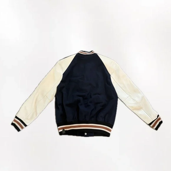 Coach “Restored Varsity Jacket” Navy/White- Size 52